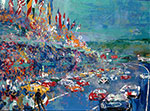 Leroy Neiman Grand Prix Endurance oil painting reproduction