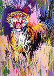 Leroy Neiman Bengal Tiger oil painting reproduction