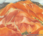 Georgia OKeeffe The Mountain New Mexico oil painting reproduction