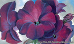 Georgia OKeeffe Petunias oil painting reproduction