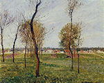Camille Pissarro A Meadow in Moret, 1901 oil painting reproduction