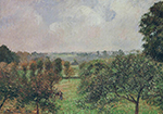Camille Pissarro After the Rain, Autumn, Eragny, 1901 oil painting reproduction