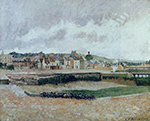 Camille Pissarro Afternoon, the Dunquesne Basin, Dieppe, Low Tide, 1902 oil painting reproduction