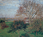 Camille Pissarro Autumn Morning at Eragny, 1897 oil painting reproduction