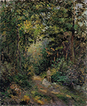 Camille Pissarro Autumn, Path through the Woods, 1876 oil painting reproduction