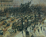 Camille Pissarro Boulevard des Italiens - Afternoon, 1987 oil painting reproduction