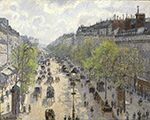 Camille Pissarro Boulevard Montmartre - Spring, 1897 oil painting reproduction