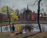 Camille Pissarro Dulwich College, London, 1871 oil painting reproduction