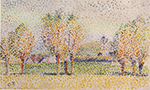 Camille Pissarro Eragny Landscape, 1886 oil painting reproduction