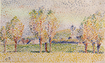 Camille Pissarro Eragny Landscape, 1886 oil painting reproduction