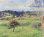 Camille Pissarro Field at Eragny, 1885 oil painting reproduction