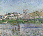 Camille Pissarro Flood at Pontoise, 1882 oil painting reproduction