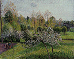 Camille Pissarro Flowering Apple Trees, Eragny, 1895 oil painting reproduction