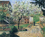 Camille Pissarro Flowering Plum Tree, Eragny, 1894 oil painting reproduction