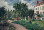 Camille Pissarro Garden of Les Mathurins at Pontoise, 1876 oil painting reproduction