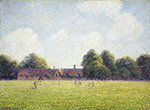 Camille Pissarro Hampton Court Green, 1891 oil painting reproduction