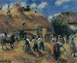 Camille Pissarro Harvest, 1883 oil painting reproduction