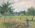 Camille Pissarro Haying Time, 1902 oil painting reproduction