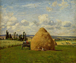 Camille Pissarro Haystack, Pontoise, 1873 oil painting reproduction