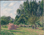 Camille Pissarro Haystacks, Morning, Eragny, 1899 oil painting reproduction