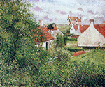 Camille Pissarro Houses at Knocke, Belgium, 1894 oil painting reproduction