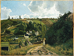 Camille Pissarro Jalais Hill, Pontoise, 1867 oil painting reproduction