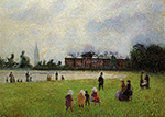 Camille Pissarro Kensington Gardens, London, 1890 oil painting reproduction