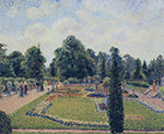 Camille Pissarro Kew Gardens - Path between the Pond and the Palm House, 1892 oil painting reproduction