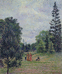 Camille Pissarro Kew Gardens, Crossroads near the Pond, 1892 oil painting reproduction