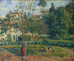 Camille Pissarro Kitchen Garden at the Hermitage, Pontoise 2, 1879 oil painting reproduction