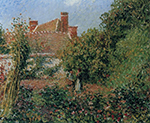 Camille Pissarro Kitchen Garden in Eragny, Afternoon, 1901 oil painting reproduction