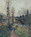 Camille Pissarro La Sentier de Basincourt, 1884 oil painting reproduction