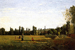 Camille Pissarro La Varenne-Saint-Hilaire, View from Champigny, 1863 oil painting reproduction