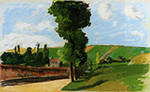Camille Pissarro Landscape at Pontoise 2, 1873 oil painting reproduction