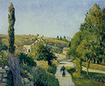 Camille Pissarro Landscape at the Hermitage, Pontoise, 1874 oil painting reproduction