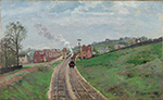 Camille Pissarro Lordship Lane Station, Dulwich, 1871 oil painting reproduction