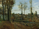 Camille Pissarro Louveciennes, 1871 oil painting reproduction