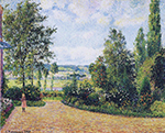 Camille Pissarro Mirbeau's Garden, the Terrace, 1892 oil painting reproduction