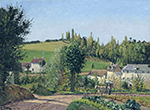 Camille Pissarro Path of the Hermitage at Pontoise, 1872 oil painting reproduction