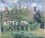 Camille Pissarro Peasant House at Eragny, 1884 oil painting reproduction