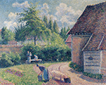 Camille Pissarro Peasant House, 1892 oil painting reproduction
