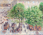 Camille Pissarro Place du Theatre Francais - Spring, 1898 oil painting reproduction