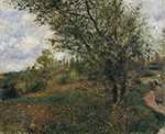 Camille Pissarro Pontoise Landscape, Through the Fields, 1879 oil painting reproduction