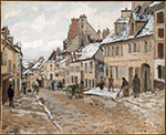 Camille Pissarro Pontoise, the Road to Gisors in Winter, 1873 oil painting reproduction