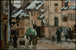 Camille Pissarro Pontoise, the Road to Gisors in Winter 2, 1873 oil painting reproduction