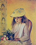 Camille Pissarro Portrait of Jeanne, 1872 oil painting reproduction