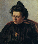 Camille Pissarro Portrait of Jeanne, 1898 oil painting reproduction