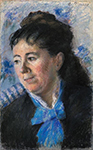 Camille Pissarro Portrait of Madame Felicie Vellay Estruc, 1874 oil painting reproduction