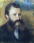Camille Pissarro Portrait of Monsieur Louis Estruc, 1874 oil painting reproduction