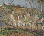 Camille Pissarro Red Roofs, Corner of a Village, Winter, 1877 oil painting reproduction